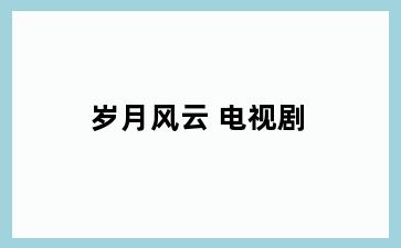 岁月风云 电视剧